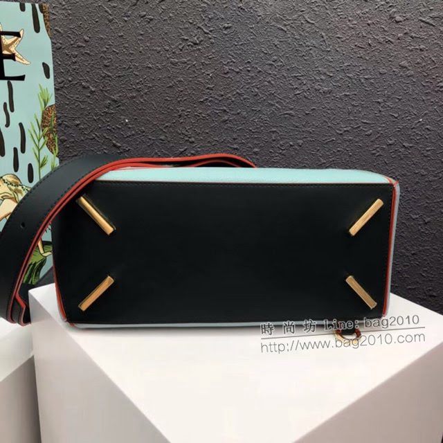 LOEWE爆款包包 羅意威中號Puzzle拼接手提斜挎包 10171  tcl1229